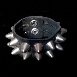 Hand Made Punk Bracelet w/authentic Cone Studs